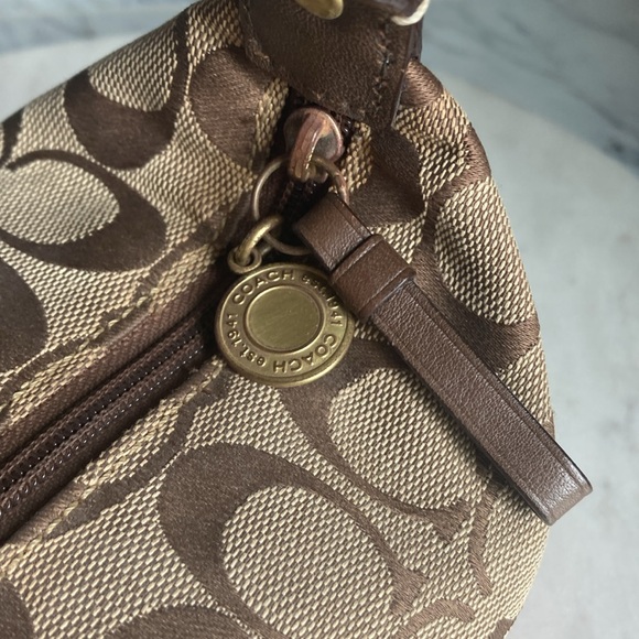 Coach Mini Bag Signature Woven Monogram with Legacy Stripe - Picture 6 of 13
